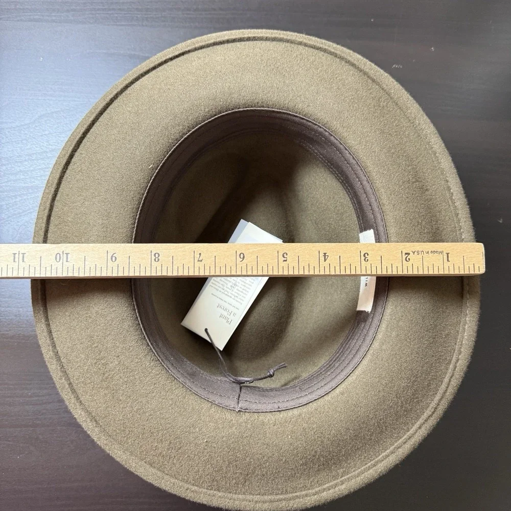 NWT Will + Bear Hat Co Unisex William Brown Crushable Travel Hat Small Fedora‎